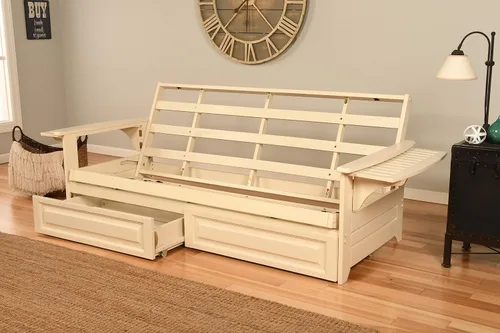 Vista 7 de Kodiak Furniture Juego de futón, blanco
