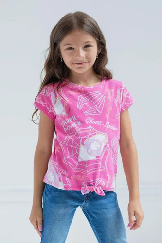 Vista 4 de Marvel Spider-Verse Ghost-Spider Girls - Paquete de 3 camisetas para niños pequeños y grandes