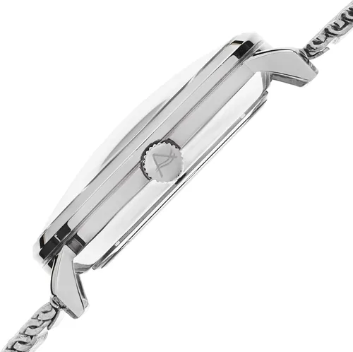 Vista 3 de August Steiner AS8091 - Reloj clásico para hombre, movimiento de cuarzo suizo en malla