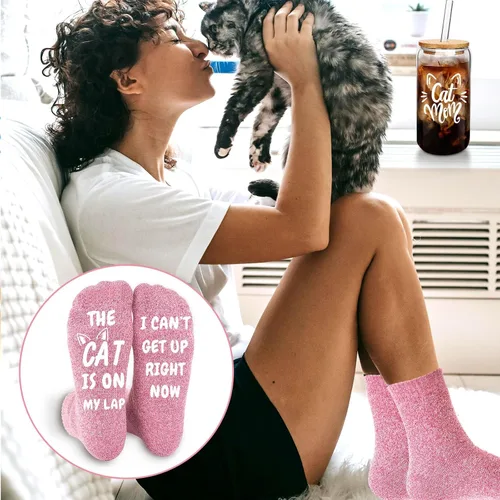 Vista 5 de Mason Life Regalos para mamá de gato, regalos para amantes de los gatos para mujeres, regalo de mamá para mujeres, regalo de cumpleaños de San