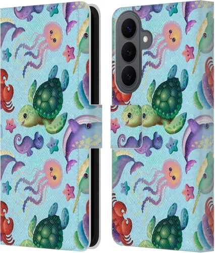 Vista 38 de Head Case Designs Officially Licensed Carla Morrow Colorful Space Dice Patterns Leather Wallet Case Compatible with Samsung Galaxy A07 4G