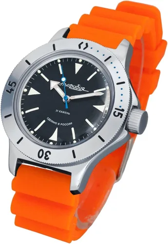Vista 2 de Vostok Amphibian 120 - Reloj de pulsera militar ruso automático #120512, Casual