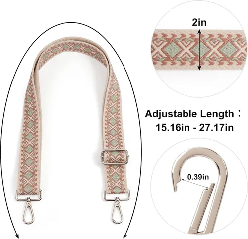 Vista 2 de CLUCI Bolsos cruzados pequeños para mujer, bolsos de cuero de moda para teléfono celular con correa ajustable, Bandolera