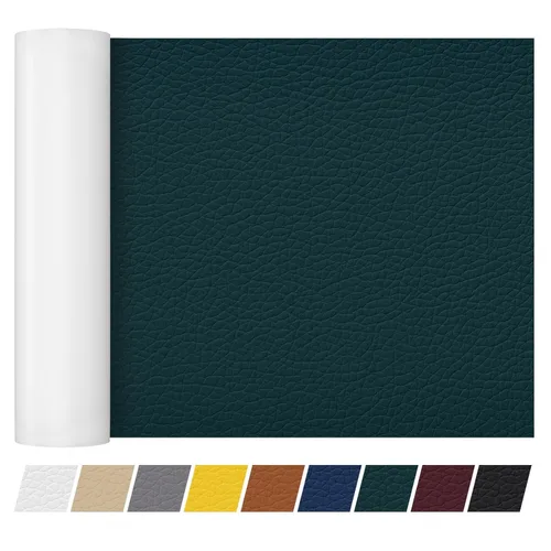 Vista 69 de Cinta de parche de reparación de cuero de 4 x 60 pulgadas, cinta autoadhesiva fuerte para muebles, sofás, sillones, asientos de automóvil, armarios