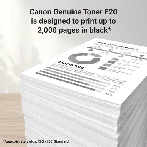 Vista 3 de Canon Cartucho de tóner negro E20 compatible con PC100/300/400/530/700/900 Series