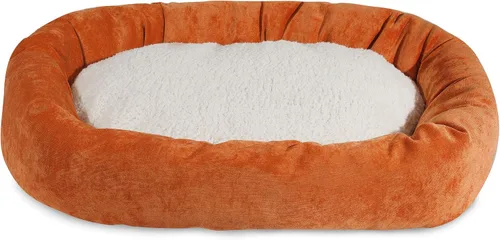 Vista 13 de Cama para perro de 24 pulgadas Apple Villa Collection Sherpa Bagel