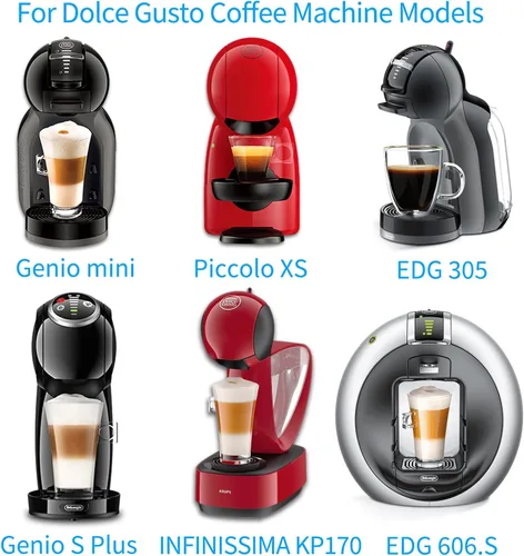 Vista 6 de Adaptador de cápsula reutilizable para Dolce Gusto, adaptador de cápsula de café recargable, convertidor de cápsulas de café, soporte de relleno