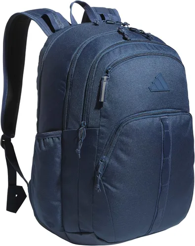 Vista 11 de adidas Mochila unisex Prime para trabajo, bolsa para laptop, mochila de viaje para mujeres y hombres con compartimento acolchado para laptop, Negro