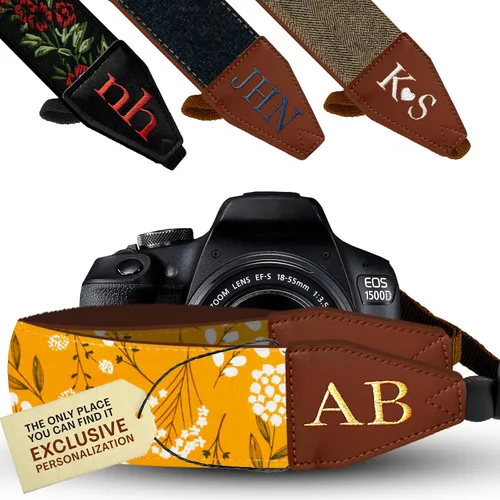 Vista 15 de Art Tribute Camera Strap for All DSLR and Mirrorless Cameras. Photographers Strap Neck, Shoulder & Crossbody Camera Strap