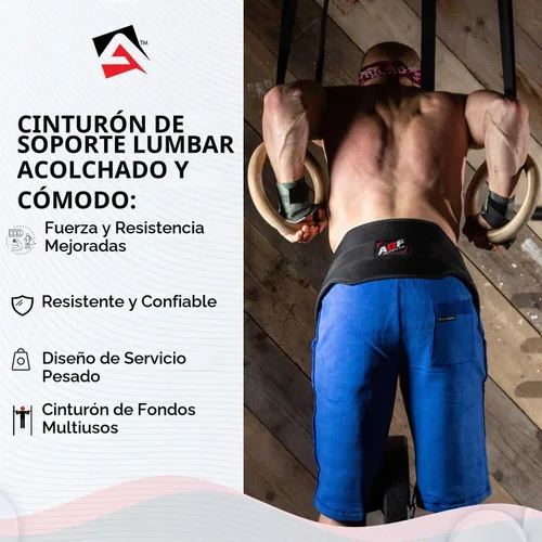Vista 6 de AQF Cinturón de inmersión para culturismo, levantamiento de pesas, cadena de inmersión, ejercicio, gimnasio, entrenamiento, neopreno