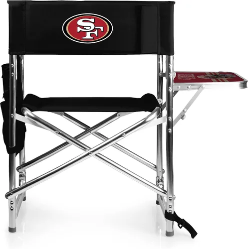 Vista 4 de Picnic TIME NFL Unisex-Adult NFL Sports Chair with Side Table, Beach Chair, Camp Chair for Adults