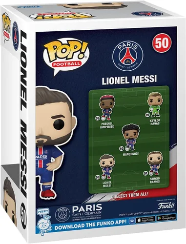 Vista 3 de Funko Pop! Fútbol: Paris Saint-Germain - Lionel Messi