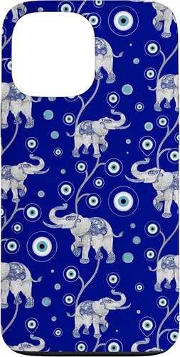 Vista 24 de Funda con dije de elefante de mala suerte para iPhone 17