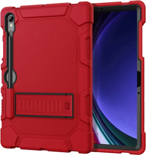 Vista 10 de Funda para Samsung Galaxy Tab S10 Lite/ S10 FE/ S9 FE 5G 10.9 Pulgadas/Galaxy Tab S9 11 Pulgadas 2023, Funda Protectora a Prueba de Golpes con Negro