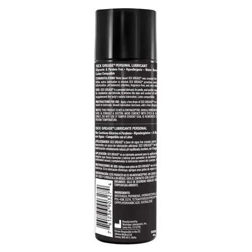 Vista 2 de ID Lubricants 85963: Grasa sexual a base de agua 4.4Oz