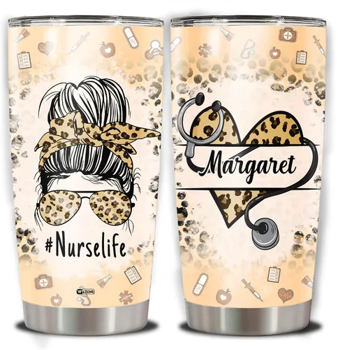 Vista 15 de WAZONE Vaso de aguacate personalizado con tapa con nombre personalizado de 20 onzas, 30 onzas, acero inoxidable, aislado, taza de viaje, linda taza
