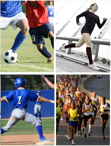 Vista 7 de Rolxmed Calcetines deportivos de compresión para correr, fútbol, béisbol, para jóvenes, mujeres y hombres, 15-20 mmHg, ajuste delgado (1 par3 pares)