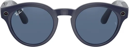Vista 3 de Ray-Ban Unisex Sunglasses Black Frame, Green Lenses, 48MM Azul