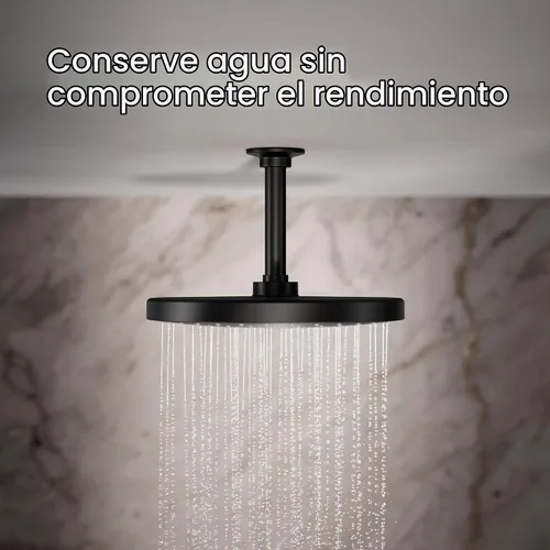 Vista 4 de Kohler 76465-G-BL Awaken® 10" cabezal de lluvia de una sola función, 1.75 gpm, negro mate
