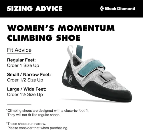 Vista 2 de BLACK DIAMOND Womens Momentum Rock Climbing Shoes Engineered Knit Upper 4.3mm Rubber Outsole Breathable All-Day Comfort