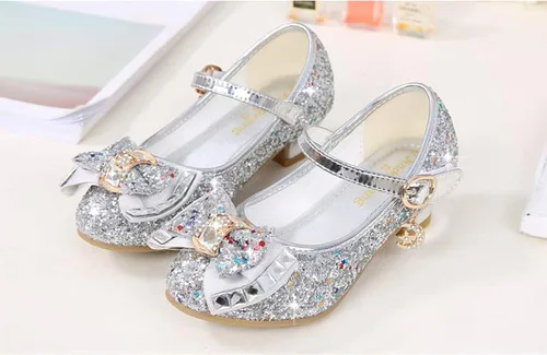 Vista 4 de Cadidi Dinos Zapatos de vestir para niñas zapatos de fiesta de boda zapatos de tacón Mary Jane Princesa bebéniño pequeñoniño grande