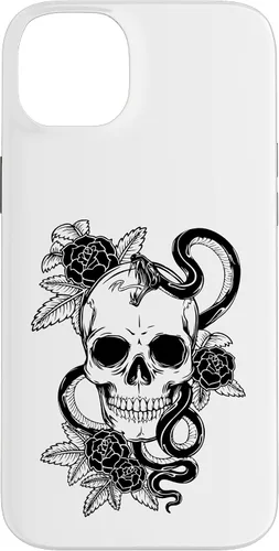 Vista 15 de Gothic Flower Skull Snake Roses Case for iPhone 16