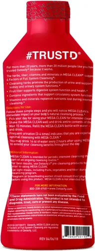 Vista 3 de Limpiador herbal Mega Clean Natural Tropical Flavor, 0.3 gal