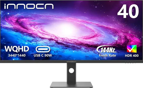 Vista 11 de INNOCN Monitor ultraancho de 24 pulgadas 2560 x 1440p 75Hz QHD IPS pantalla 16:9 monitor de computadora 100% sRGB HDMI DP monitor