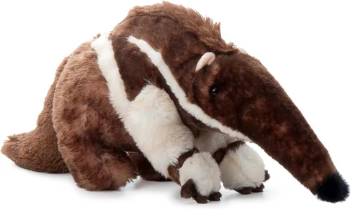 Vista 6 de The Petting Zoo Anteater - Animales de peluche, regalos para niños, animales salvajes del zoológico Onez, juguete de peluche de 20 pulgadas