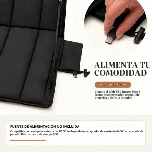 Vista 4 de Asiento de estadio calefactado Arden, plegable, ligero con correa de transporte, cojín de espuma para mayor comodidad, ajustable, con soporte