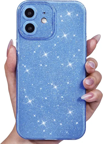 Vista 95 de Svanove Funda para iPhone 11 con Purpurina, Brillante Femenina Linda con Brillo Resplandeciente Reluciente Luminosa Funda de Teléfono para Mujeres