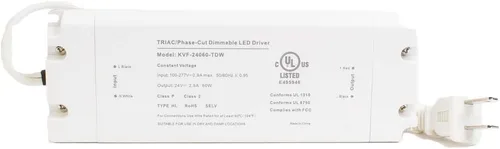 Vista 11 de Transformador de controlador regulable Triac de 24 V, certificación UL, 30 W, voltaje constante, clase 2, 100 V, 277 V, fuente de alimentación de CA