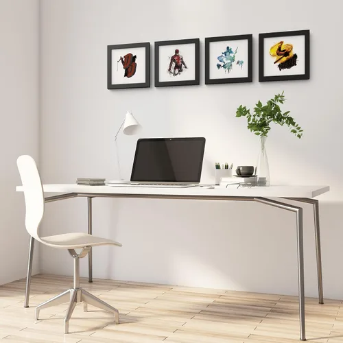 Vista 7 de Trends International Gallery Pops Marvel Comics Daredevil - Póster geométrico de tinta de diablo, arte de pared, 12.00 x 12.00 pulgadas, versión