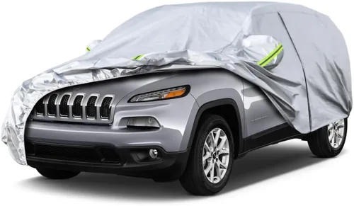 Vista 25 de KouKou Funda impermeable para automóvil SUV adecuada para BMW X1 de 2009 a 2025, 7 capas a prueba de viento para todo tipo de clima, cubierta
