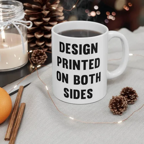 Vista 3 de Funny Cop Gifts - Taza de café de cerámica blanca de 0.9 fl oz