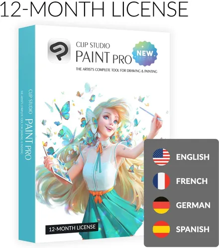 Vista 2 de CLIP STUDIO PAINT PRO - Version 2 12 Months License 1 Device for PC, macOS, iPad, iPhone, Galaxy, Android, Chromebook