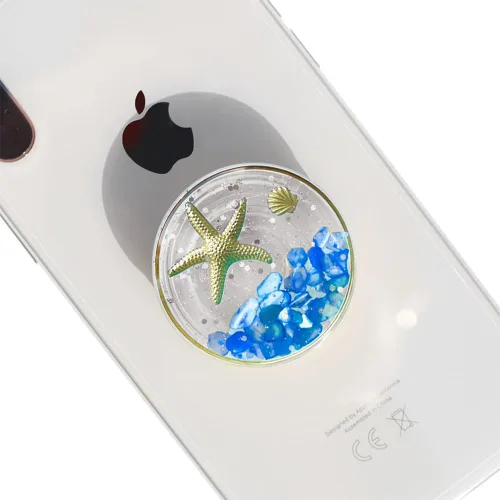 Vista 15 de Soporte plegable extensible estilo océano para teléfono celular, tableta, accesorio de teléfono celular (turquesa)