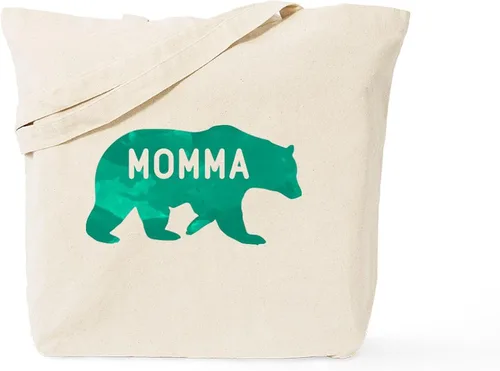 Vista 13 de CafePress B is for Bear Tote Bag Bolsa de asas de lona natural, bolsa de compras reutilizable
