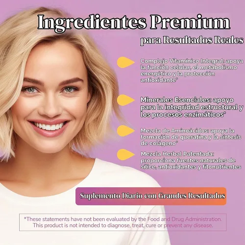 Vista 3 de 21st Century Cápsulas de fórmula avanzada para cabello, piel y uñas, 50 unidades Advanced Hair, Skin & Nails Formula with Vitamins, Minerals &
