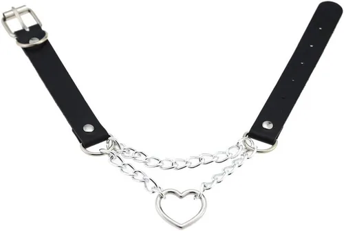 Vista 5 de Gargantilla ajustable para mujeres y niñas, gargantilla punk rock