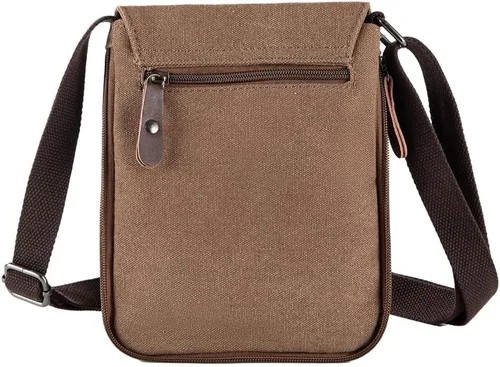 Vista 44 de Sechunk Vintage Canvas Messenger Cross body bag Shoulder bag