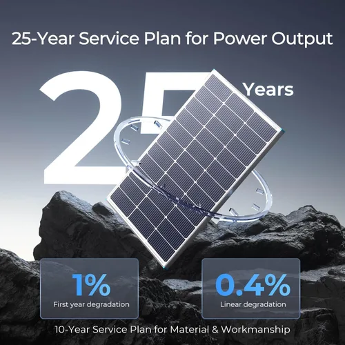 Vista 7 de Renogy Paneles solares 100 vatios, panel solar tipo N 25% de alta