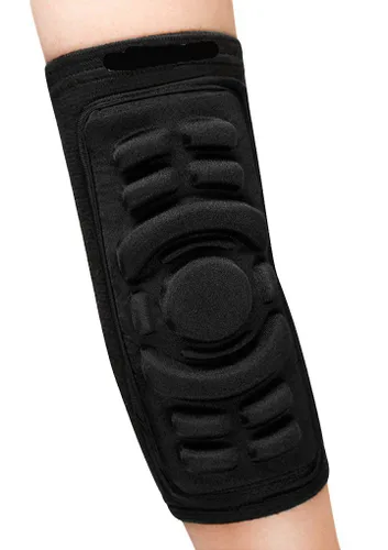 Vista 6 de Moonlove Protector de codo transpirable de compresión de espuma de silicona para codo acolchado para el brazo, protector de manga de tirador, 1