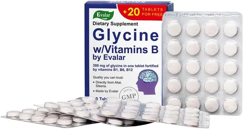 Vista 3 de Glycine Forte Evalar 60 pestañas