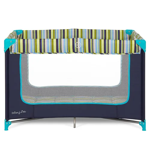 Vista 12 de Dream On Me Zodiak Corral portátil, compacto para viajes, bolsa de Gris oscuro