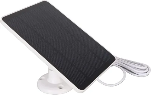 Vista 5 de Panel solar para cámara de seguridad, para cámara de seguridad de 5 V, cargador de cámara impermeable IP65, cámara de vigilancia con batería
