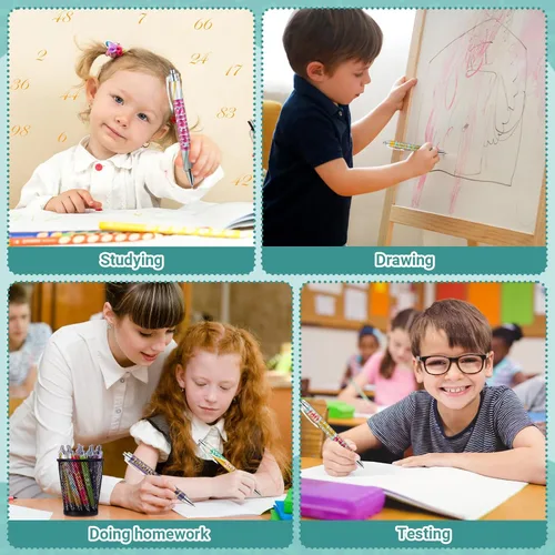 Vista 7 de Pasimy 24 bolígrafos inspiradores motivacionales para fines de año, con frases positivas, regalos de agradecimiento para mujeres, hombres, oficina