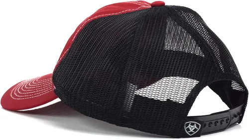 Vista 3 de ARIAT Gorra de diamantes de imitación burdeos para mujer con cierre a presión