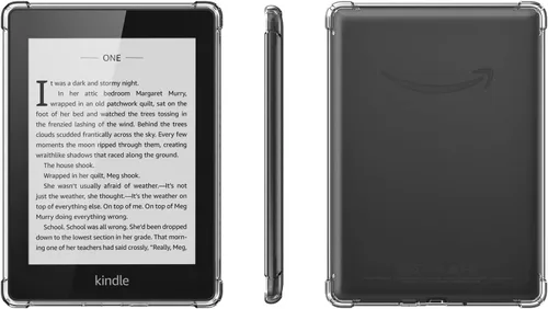 Vista 7 de Funda transparente para Kindle Paperwhite de 5ª/6ª/7ª generación de lector electrónico (versión 2012-2017, modelo EY21 y DP75SDI) – Carcasa trasera