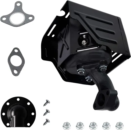 Vista 3 de JMCHstore Tubo de Silenciador de Escape con Deflector Para Predator 301cc, Motor de Honda GX240 GX270 8HP 9HP, Motor de Lifan Loncin, Bomba de Agua